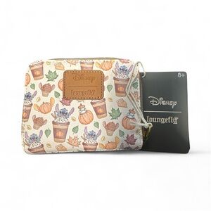 BRAND NEW- Disney Loungefly Stitch Pumpkin Wallet